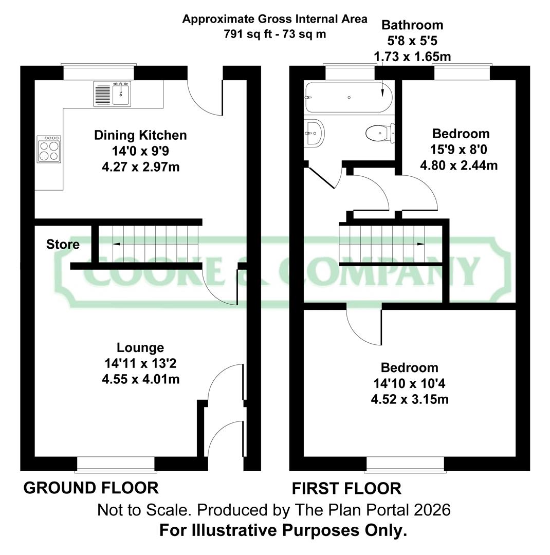 52, Selwyn Street, Leigh floorplan