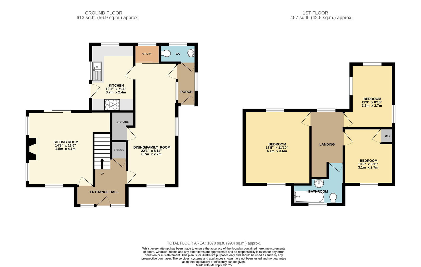 93, Cowleigh Bank, Malvern floorplan
