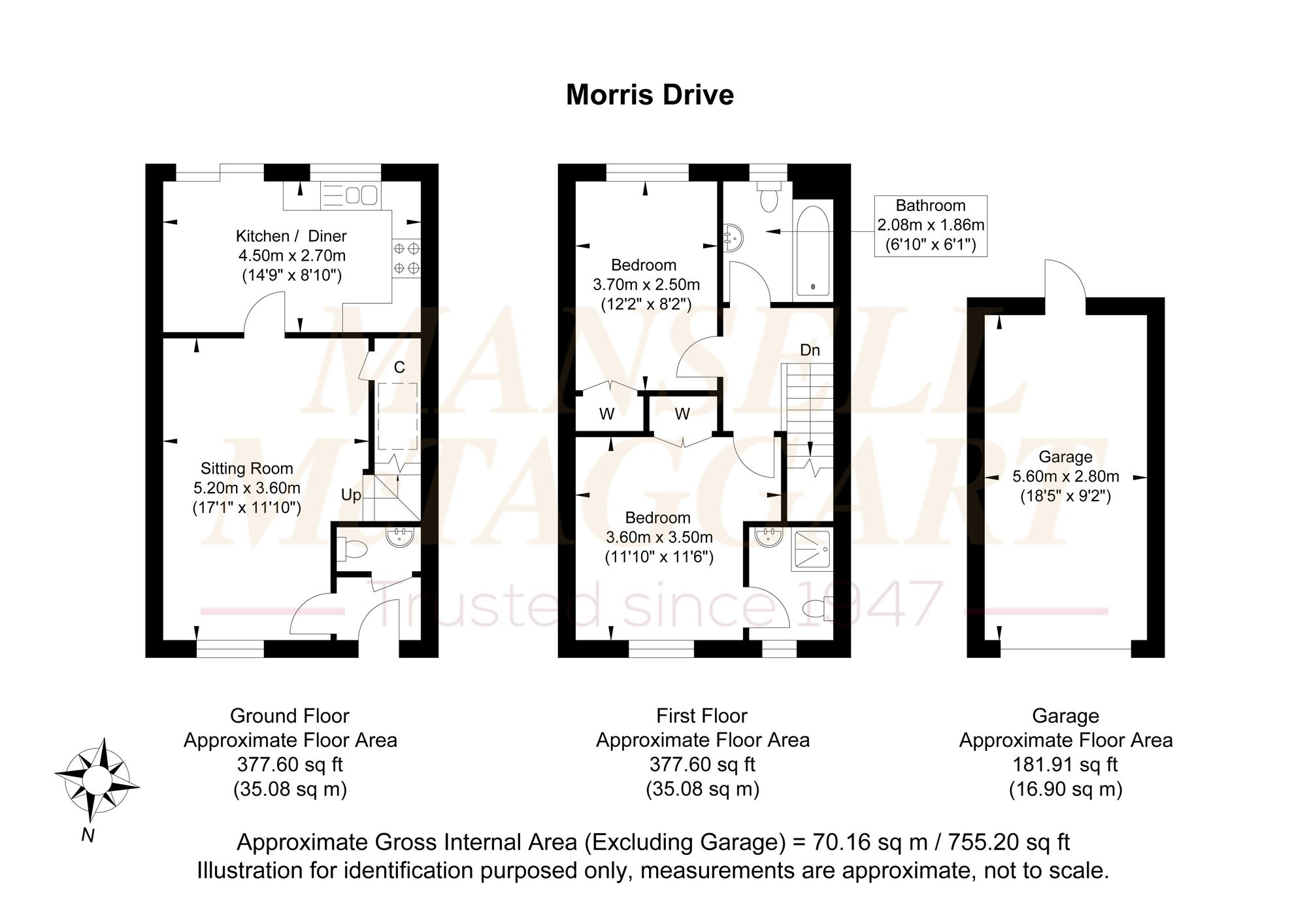 47 Morris Drive, Billingshurst floorplan