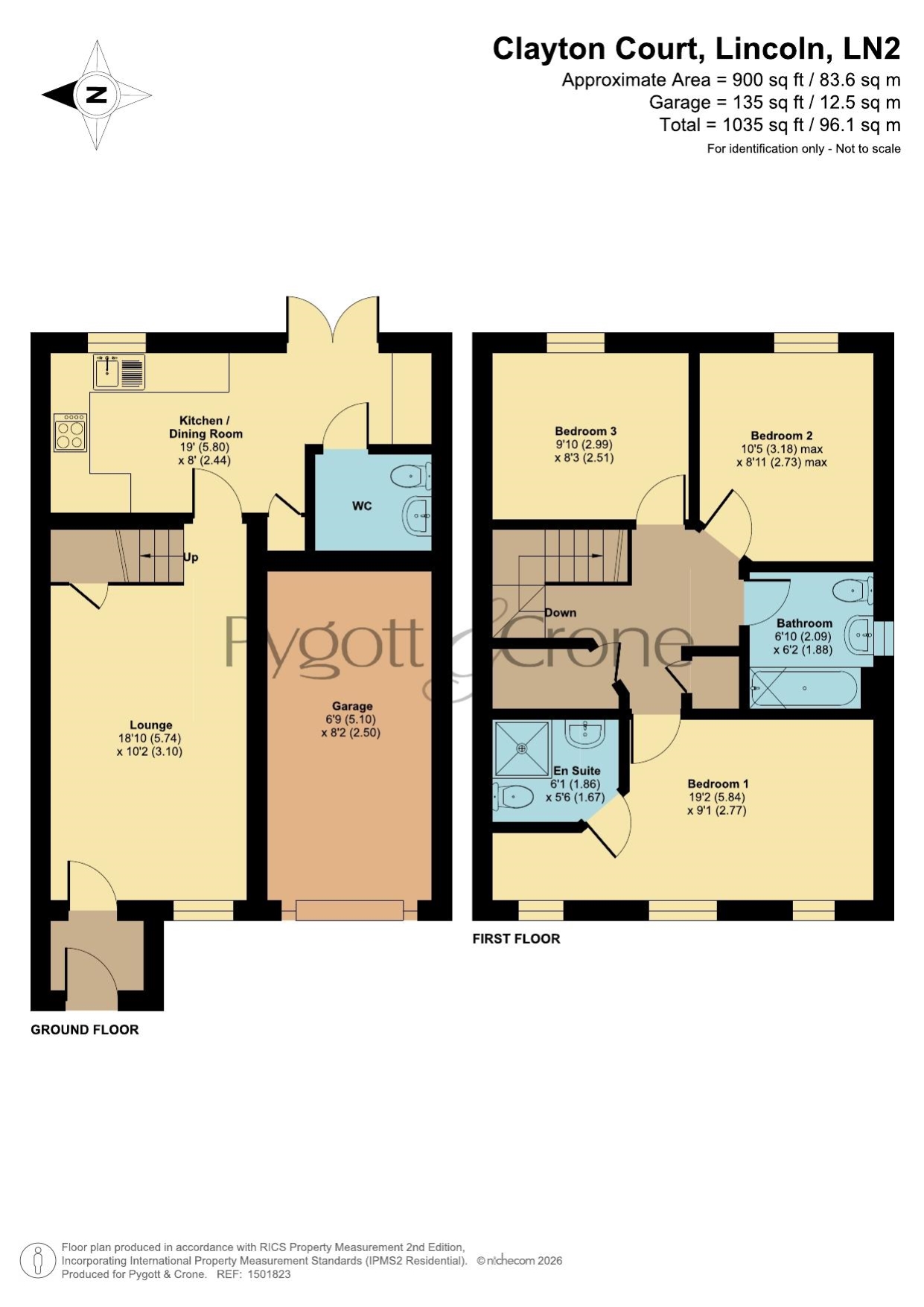 15, Clayton Court, Lincoln floorplan
