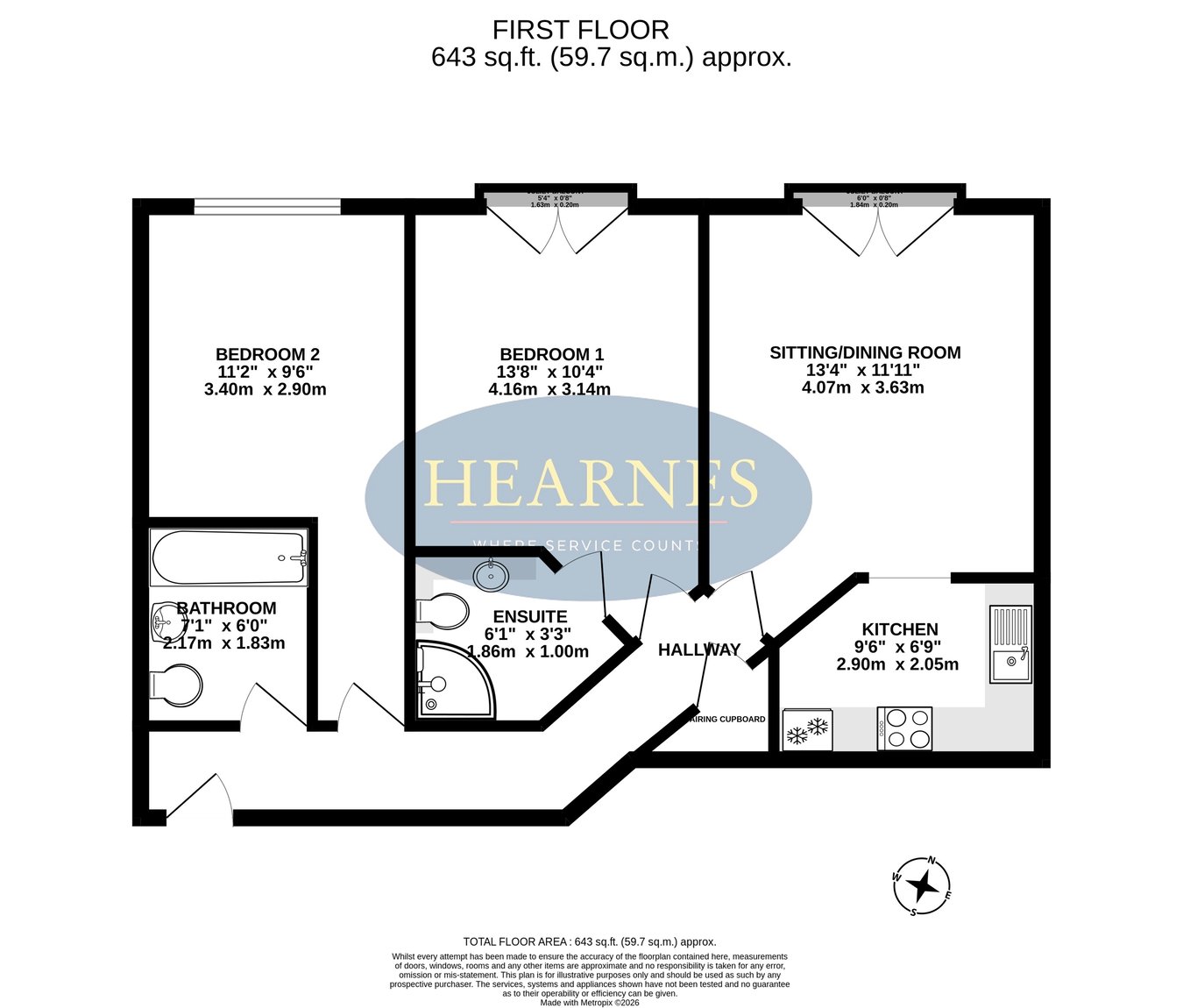 Milbourne Court, Wimborne Road East, Ferndown floorplan