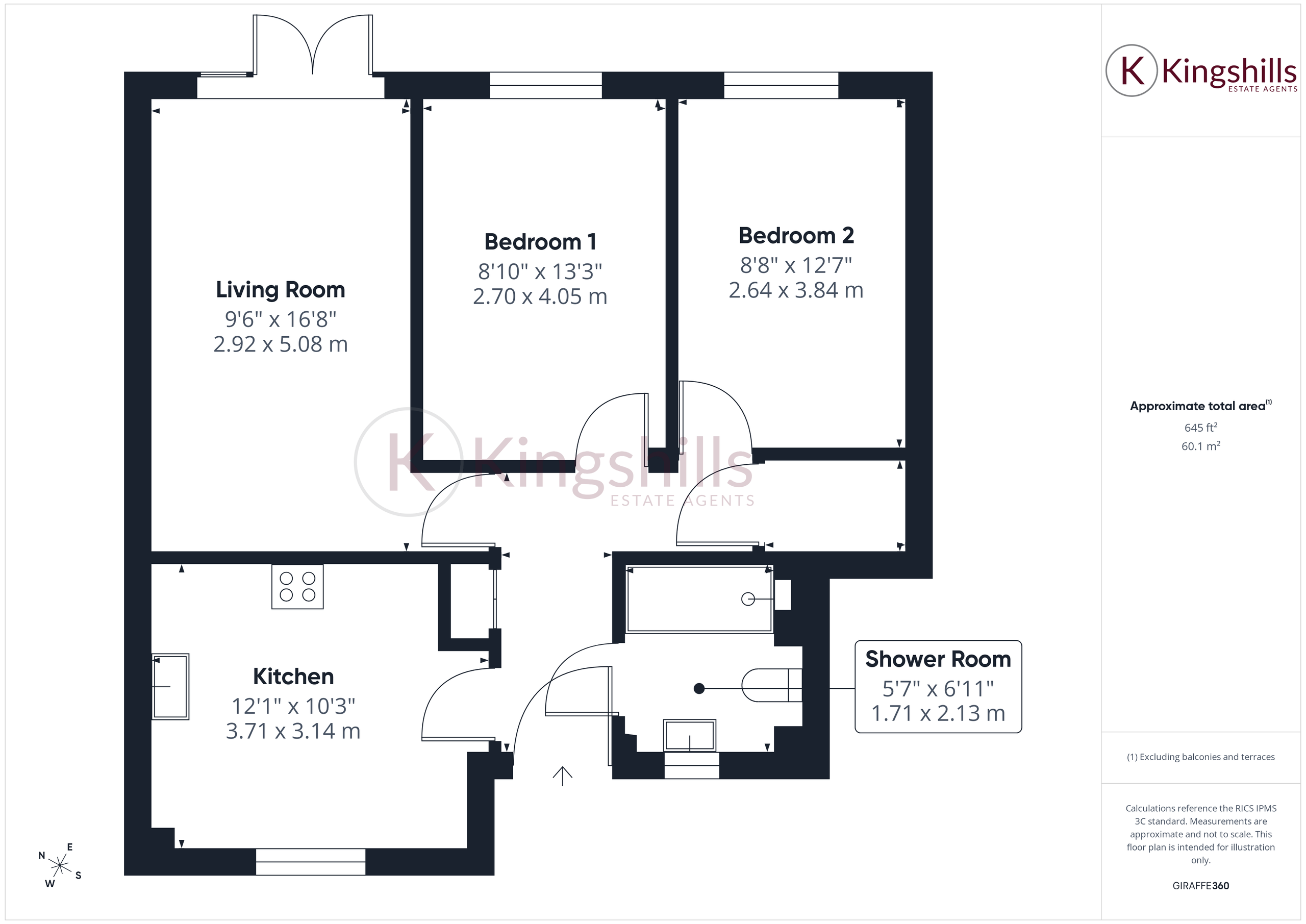 96 Woollerton Court, Princes Risborough floorplan