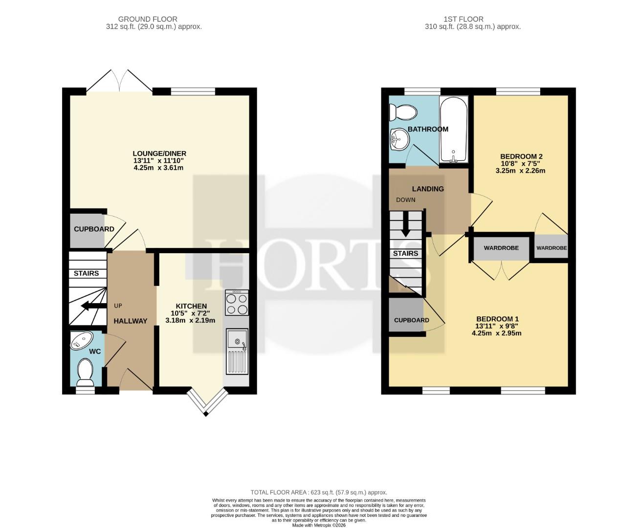 1, Nene Place, Northampton floorplan