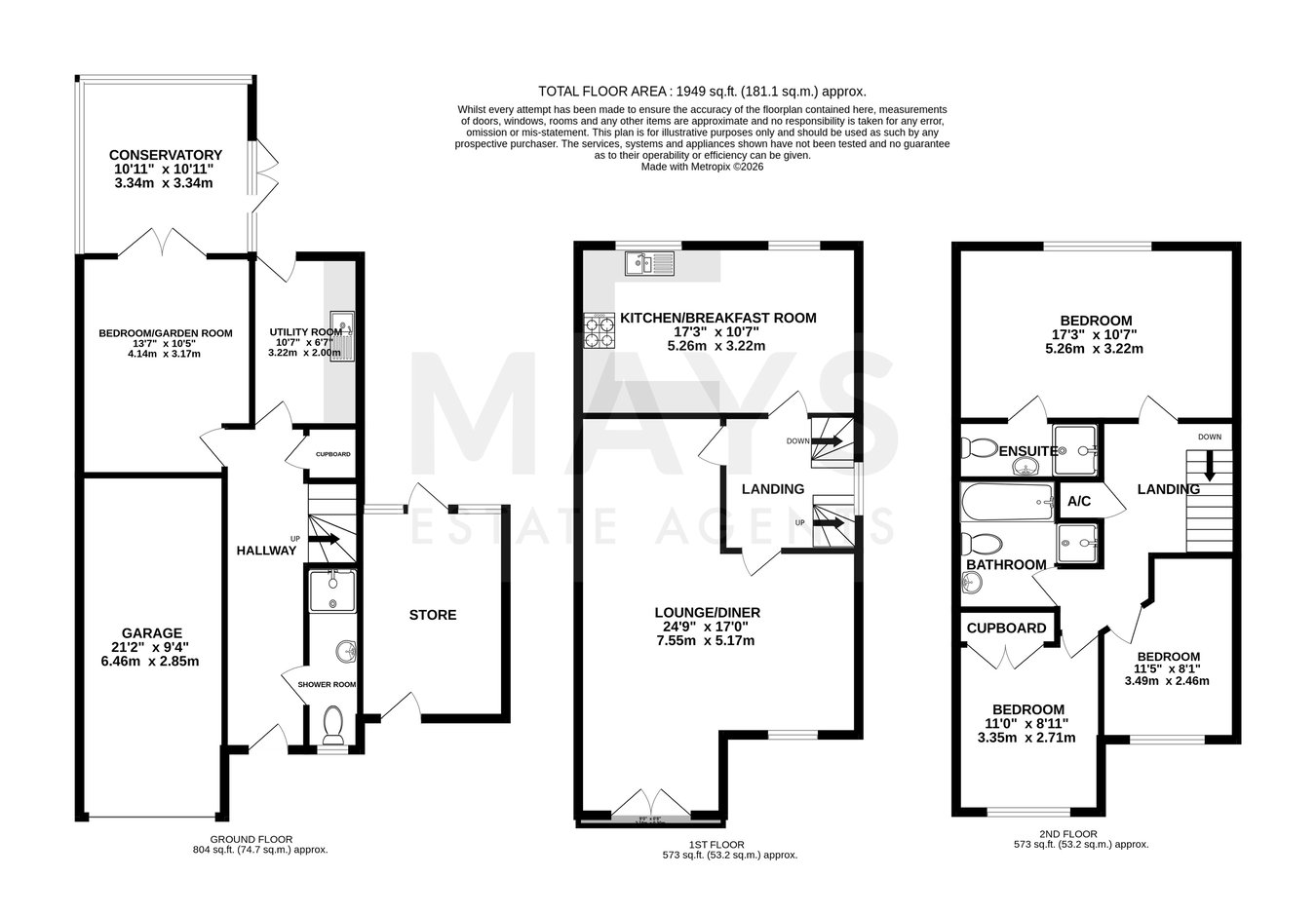16, Kings Mews 31 Poole Road, Westbourne floorplan