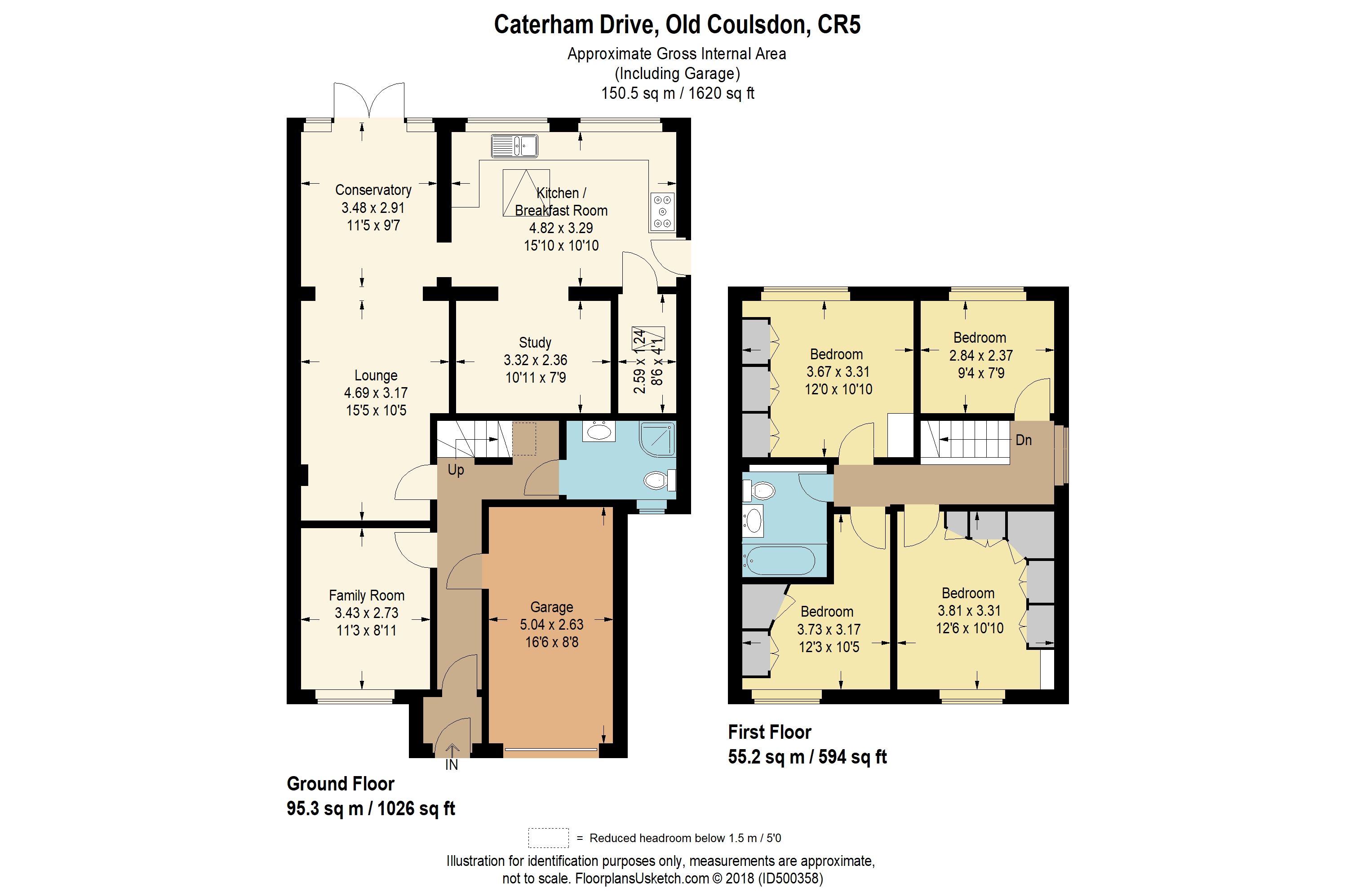 4 Bedrooms Semi-detached house for sale in Caterham Drive, Old Coulsdon, Coulsdon CR5