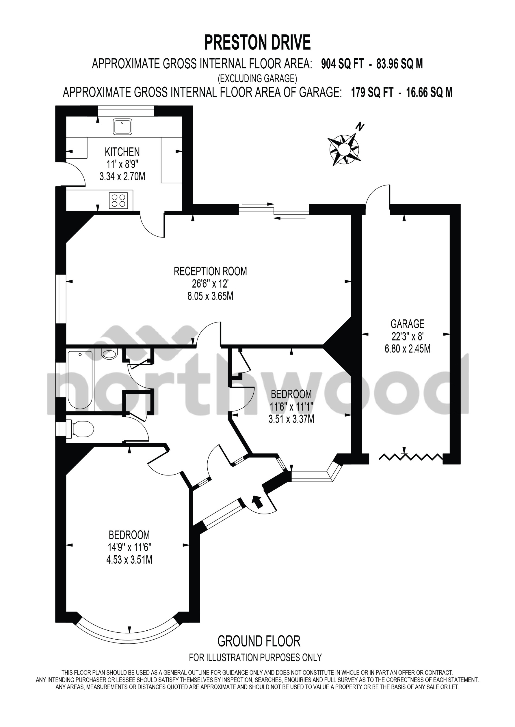 21, Preston Drive, Epsom floorplan
