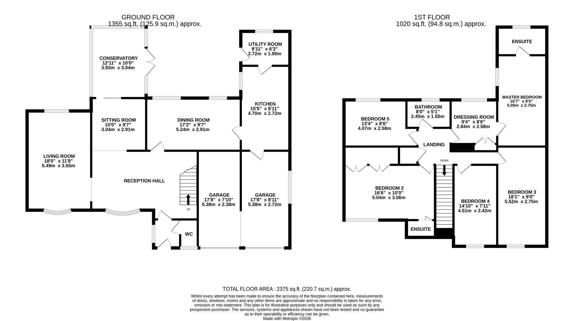 1 Bayley Road, Nantwich floorplan