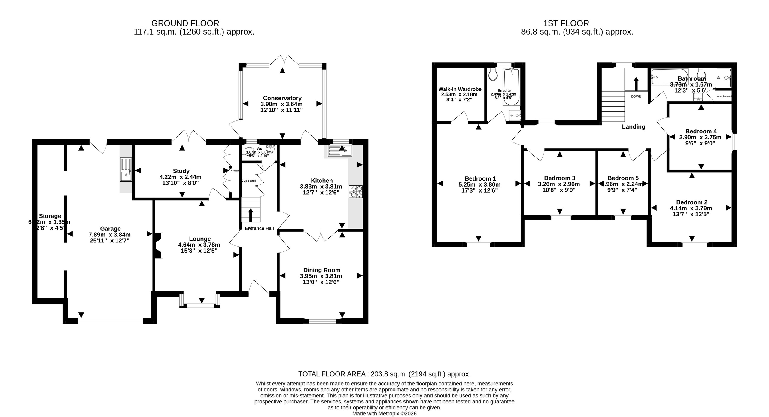 1 Chesle Close, Bristol floorplan