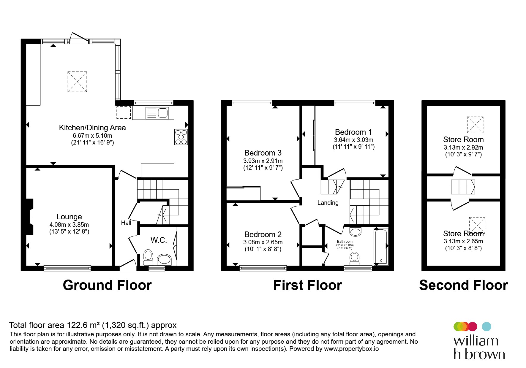 11, Farndale Square, LEEDS floorplan