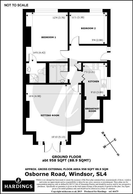2 Bedrooms Flat to rent in Osborne Road, Windsor, Berkshire SL4