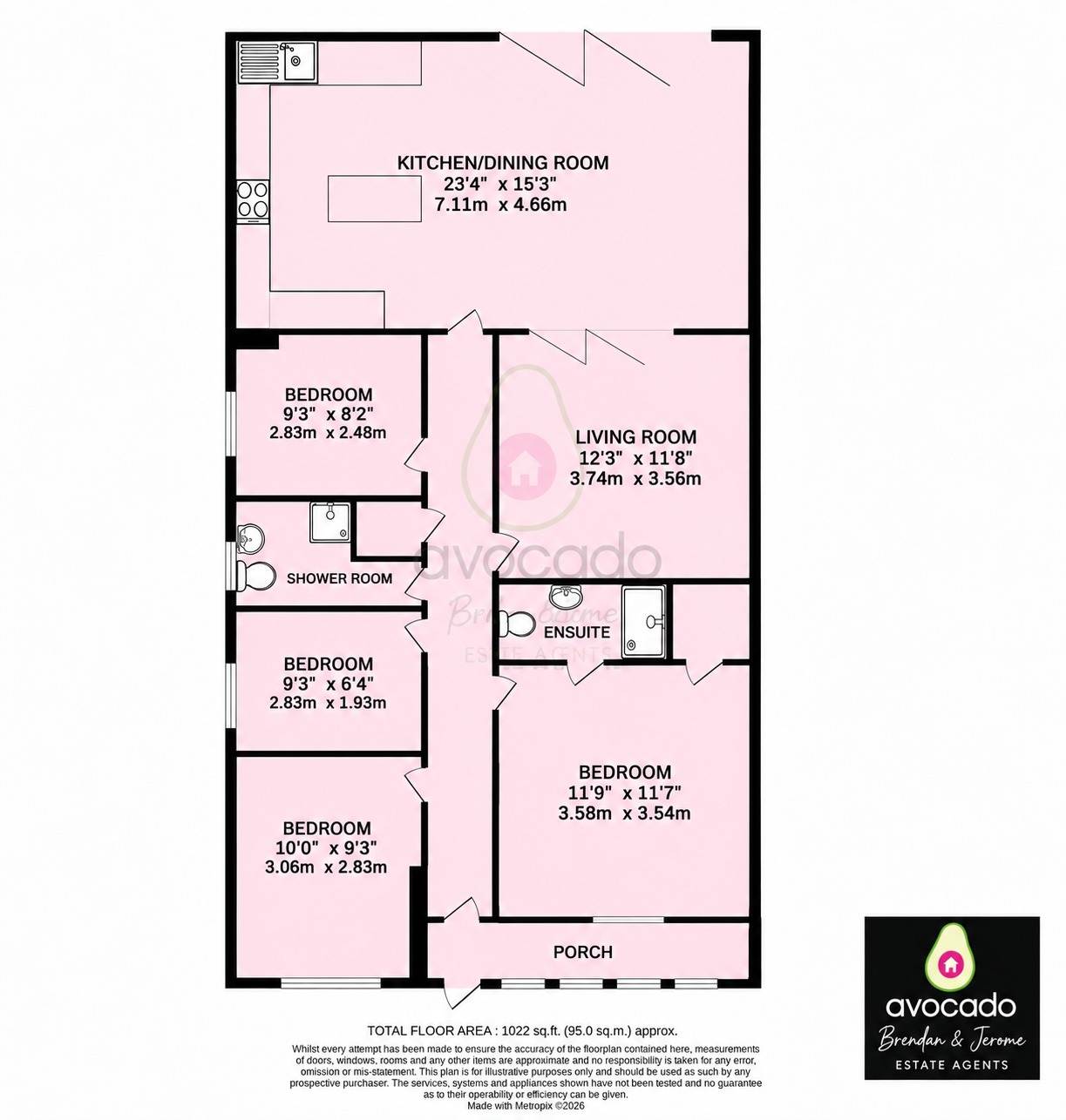 1 Medina Way, Swindon, Wiltshire floorplan