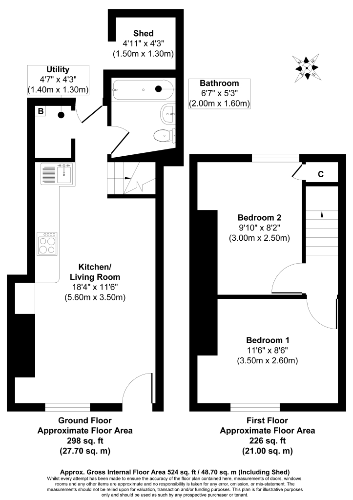 105, Fore Street, Torquay floorplan