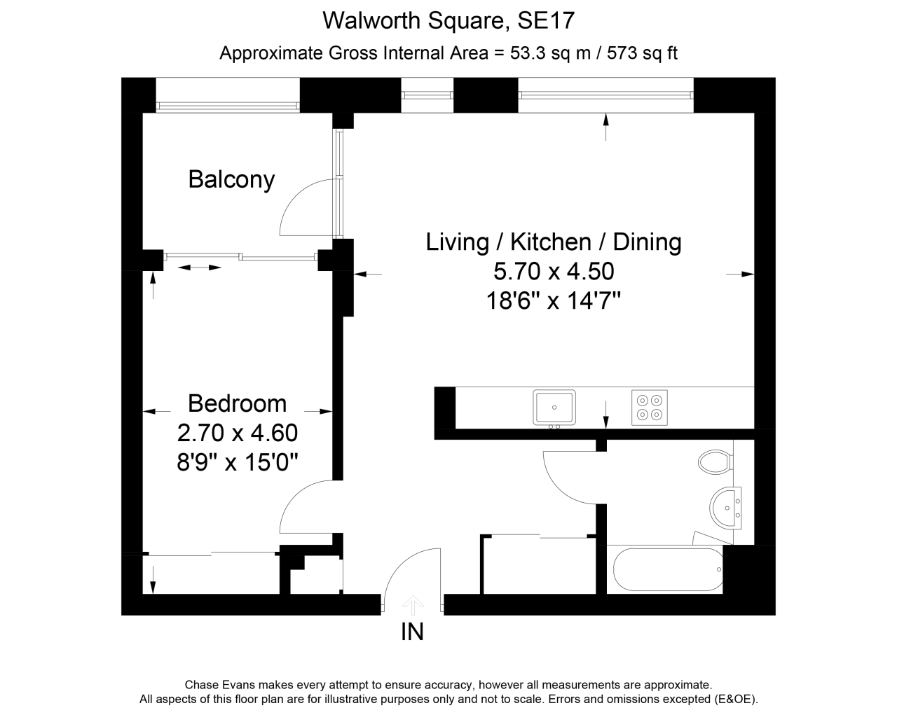 1 Bedrooms Flat to rent in Tarling House, Elephant Park, Elephant & Castle SE17