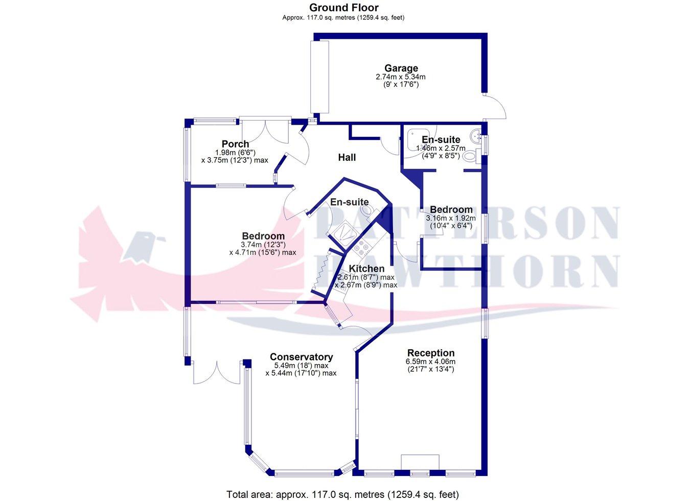 15, Birch Crescent, South Ockendon floorplan