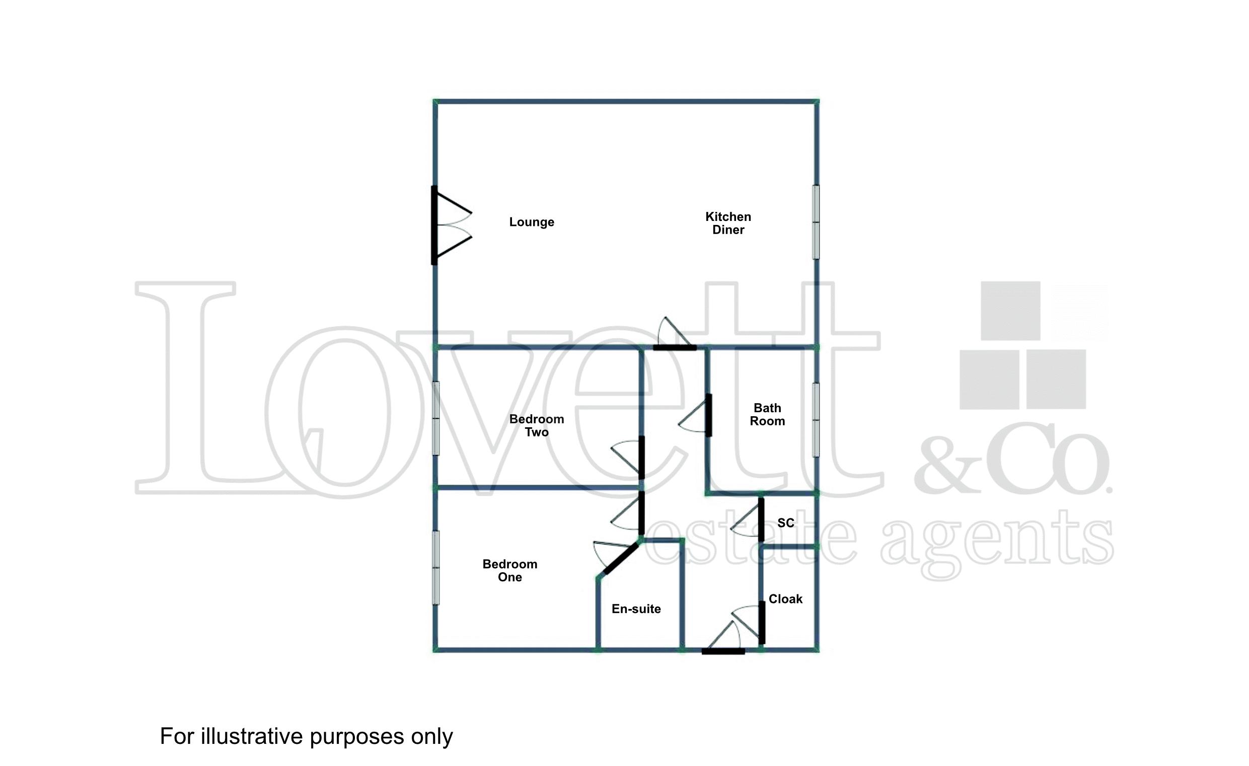 Flat 6 St Thomas House, Trafalgar Way, Lichfield floorplan