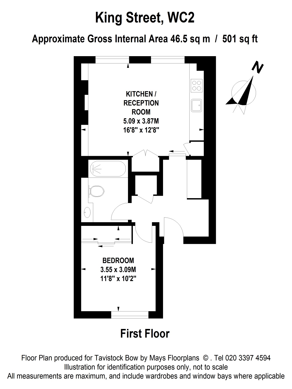 1 Bedrooms Flat to rent in King Street, London WC2E