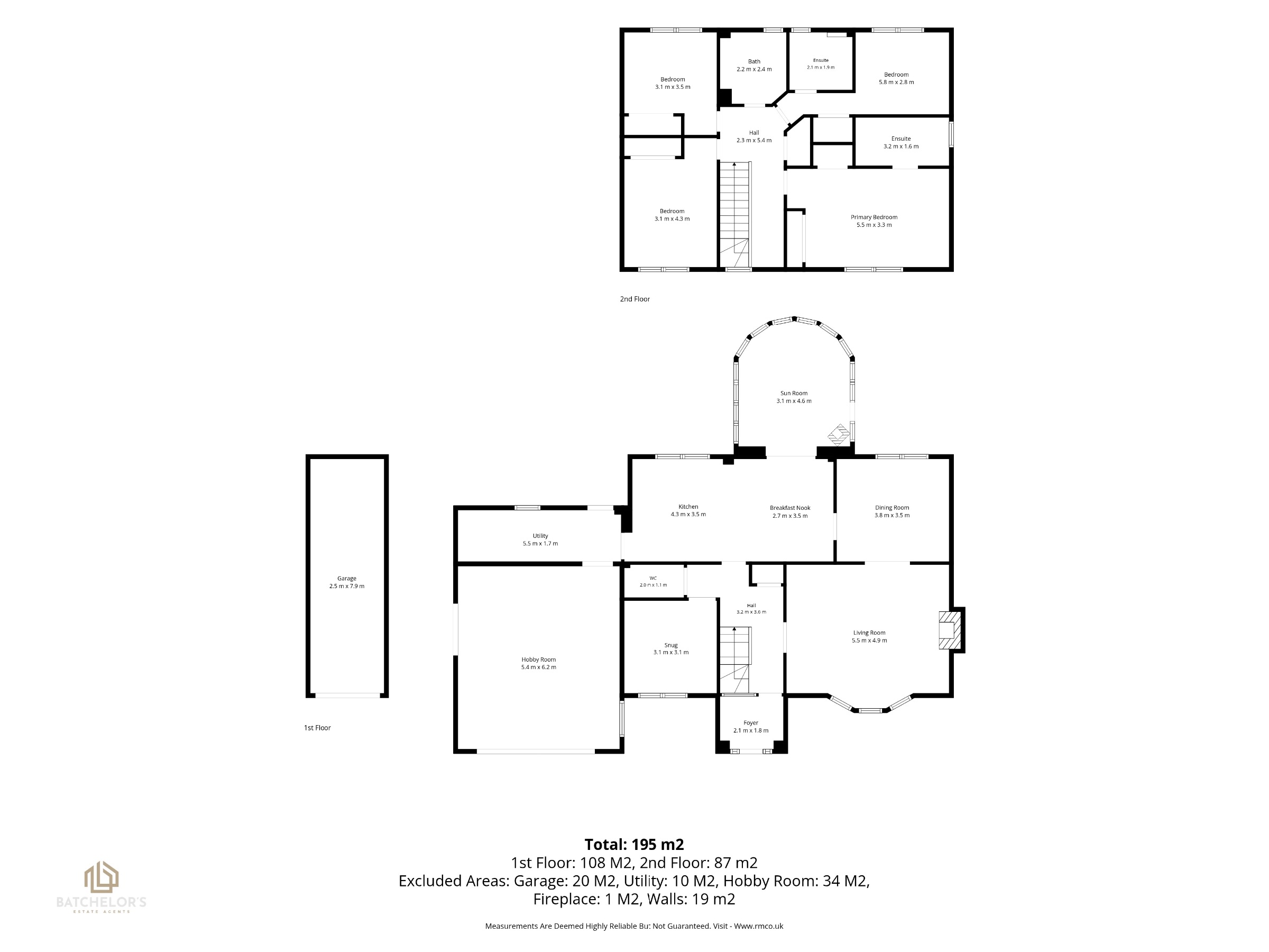 3 Hyndford Grange, Lanark floorplan