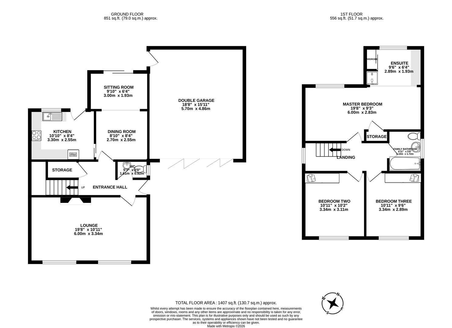 372, Croston Road, Leyland floorplan