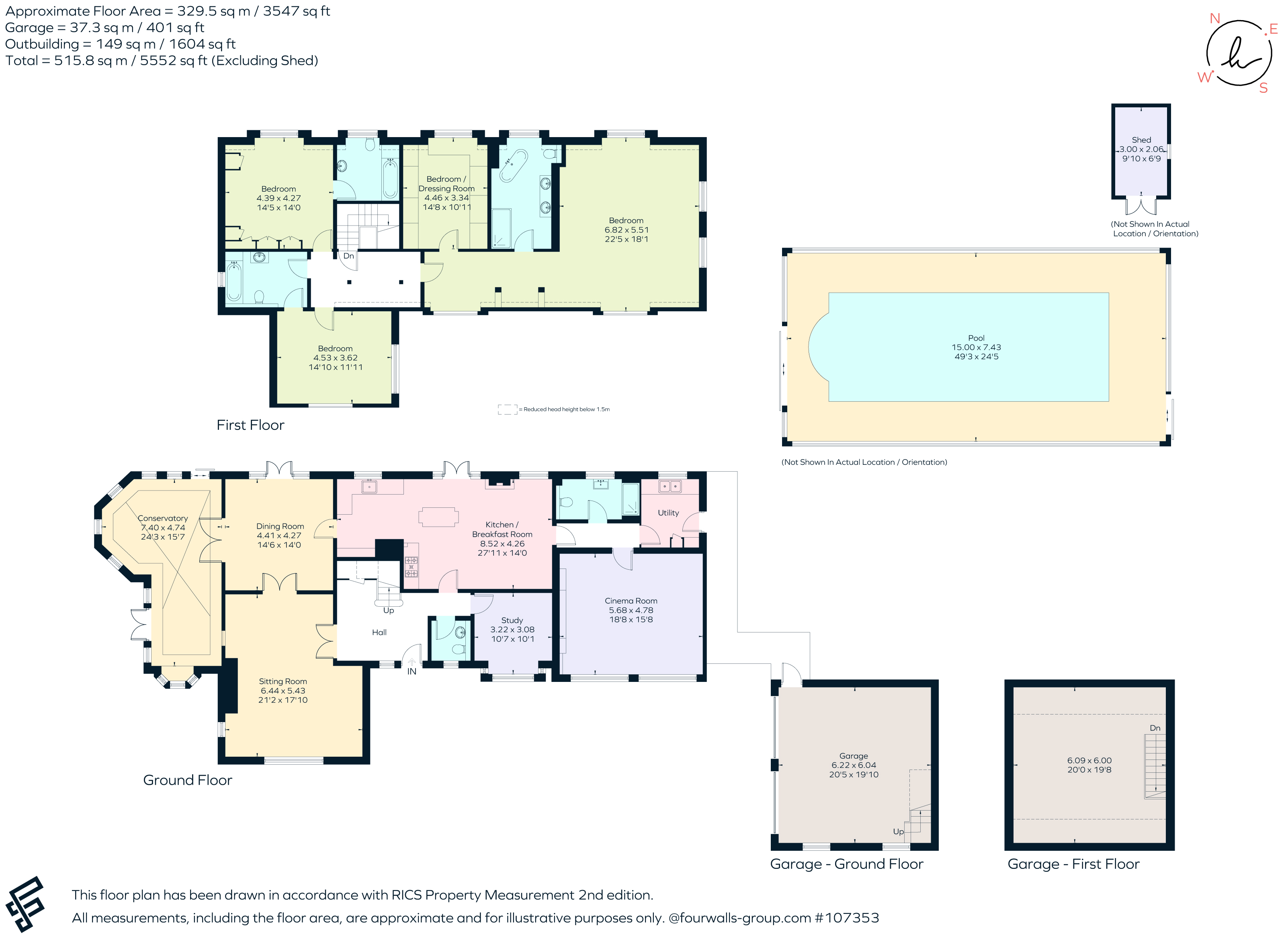 Parkfield Farm, Jail Lane, Westerham floorplan