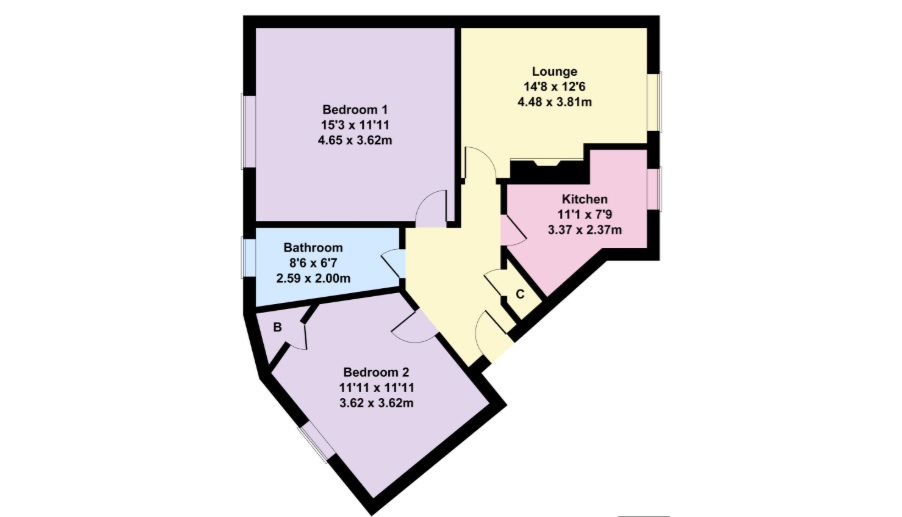 176, Glasgow floorplan