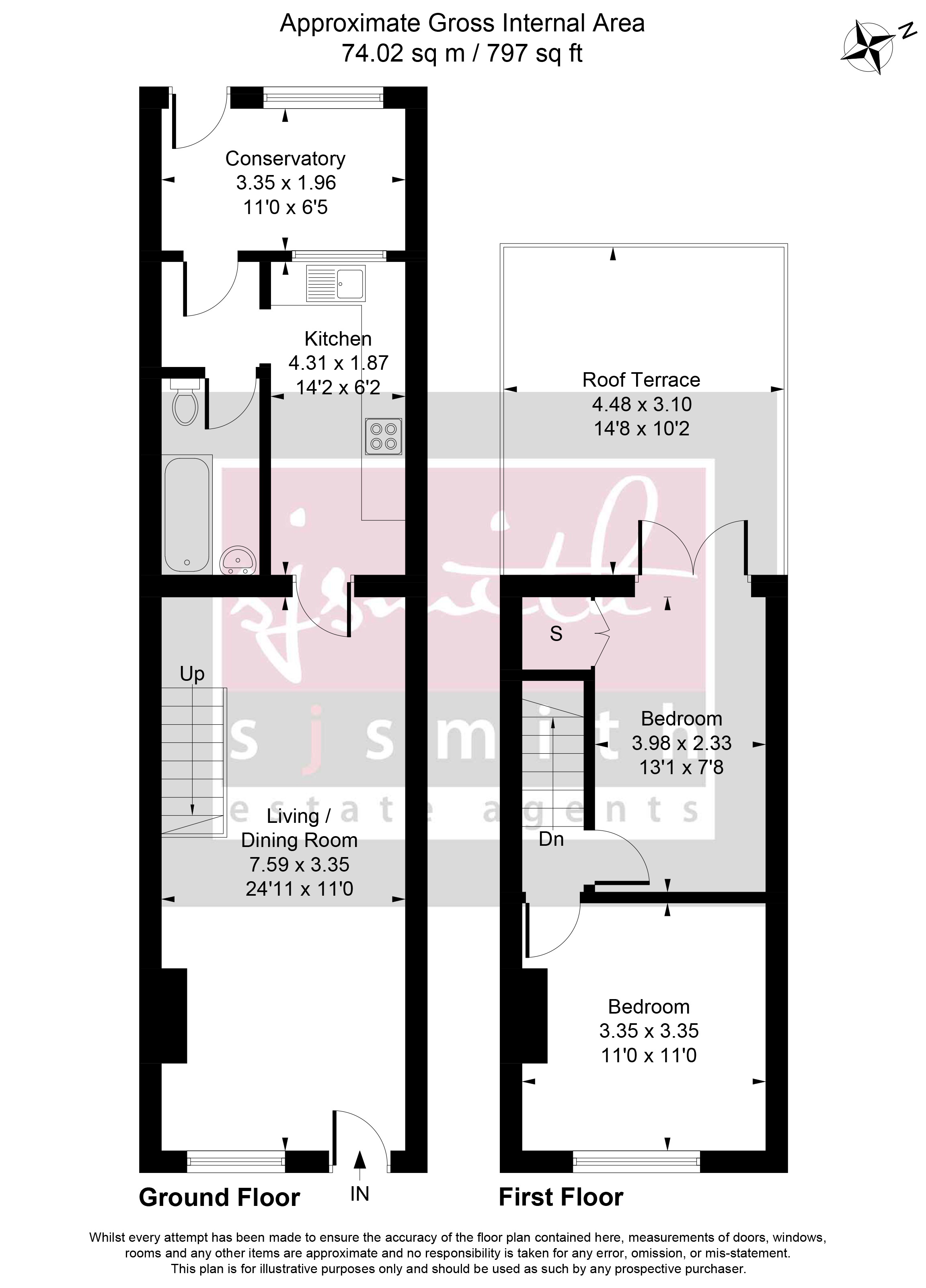 15, Adelaide Road, Ashford floorplan