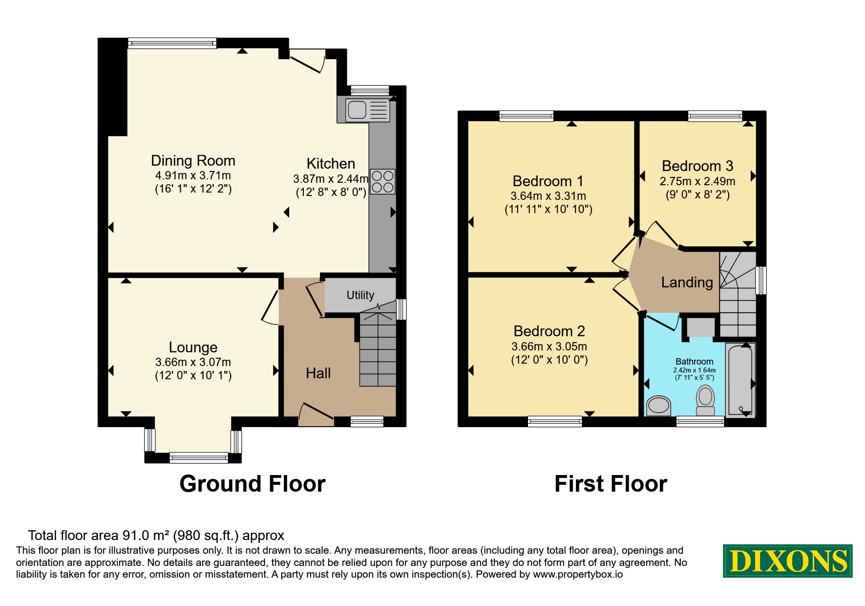 65, Greatfield Road, Worcestershire floorplan