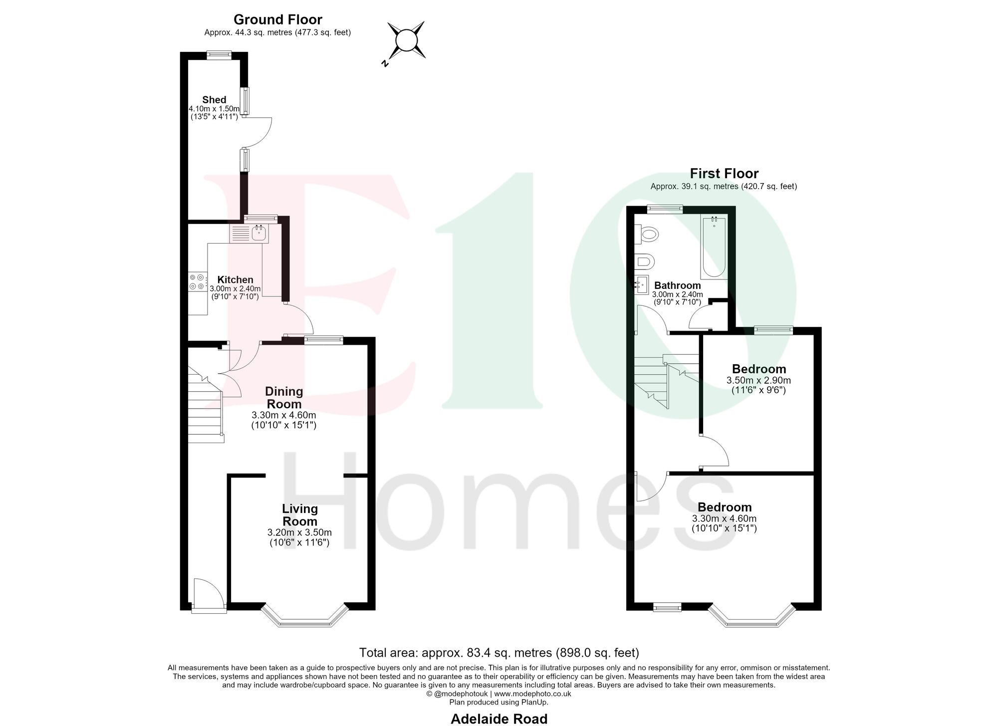 1 Adelaide Road, London floorplan