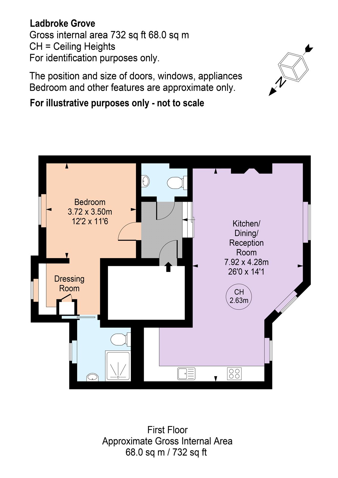 1 Bedrooms Flat to rent in Ladbroke Grove, London W10