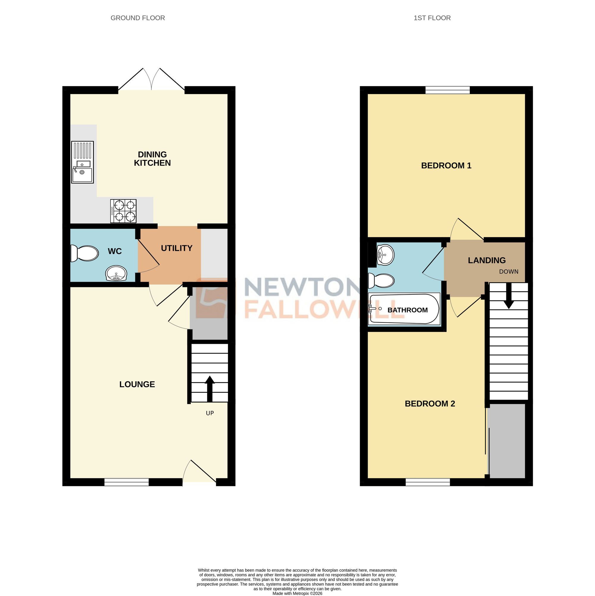 5 Anderby Close, Newark floorplan
