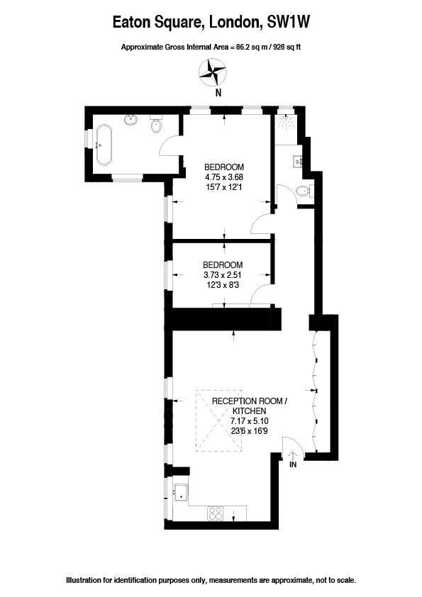 2 Bedrooms Flat to rent in Eaton Square, London SW1W