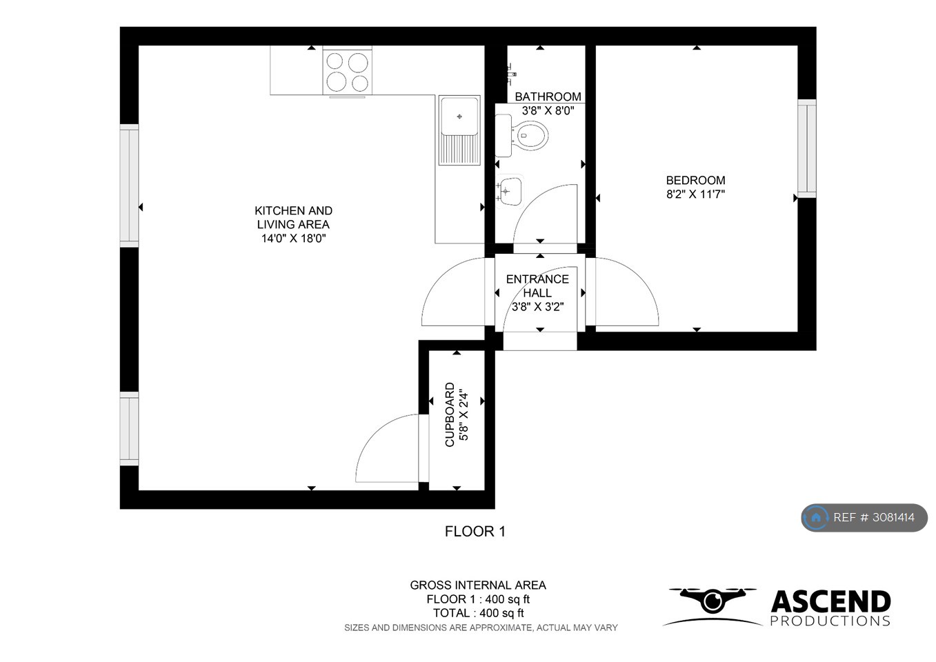 Northcote St, Cardiff floorplan