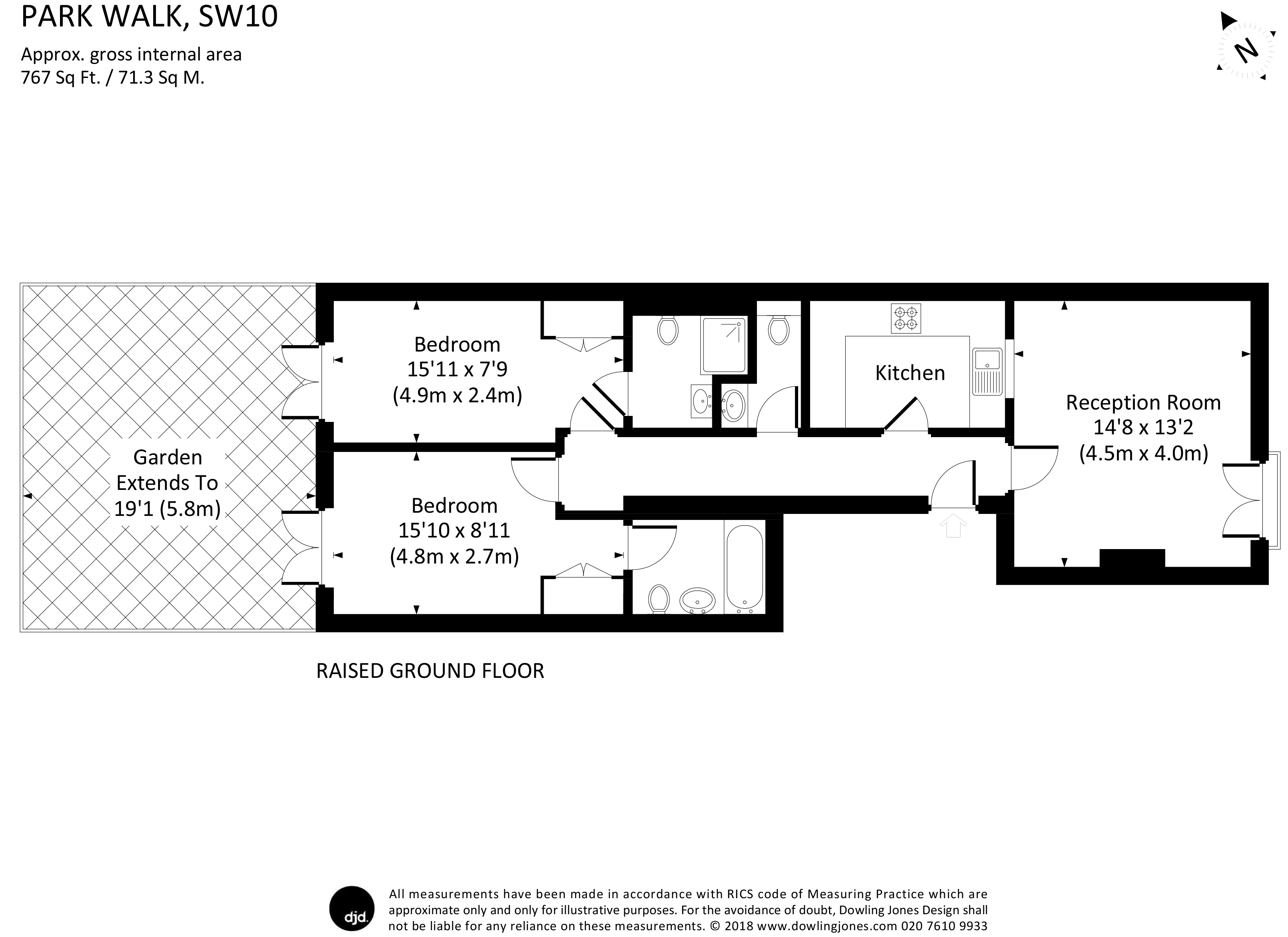 2 Bedrooms Flat to rent in Park Walk, London SW10