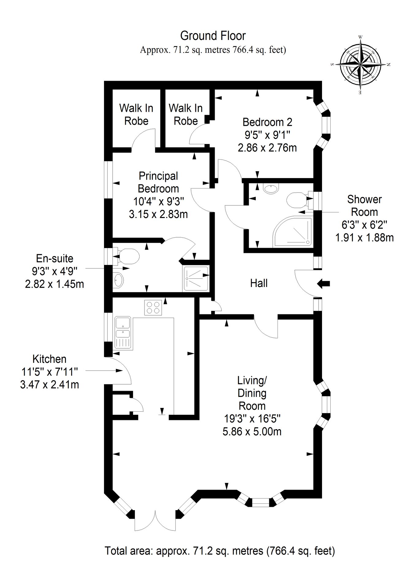 Charmont, 9a, Rosebank Park Homes, Meadow Road, St Andrews floorplan