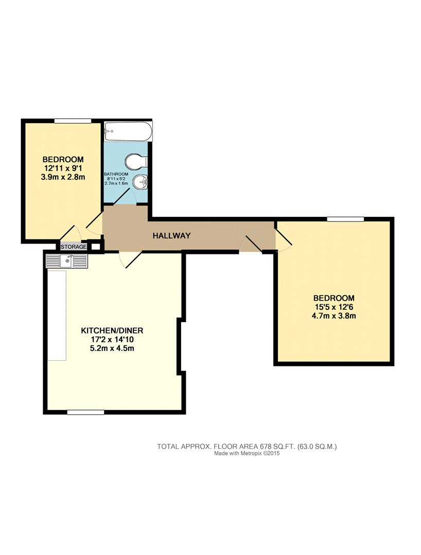 Queens Apartments, Hastings TN34, 2 bedroom flat to rent 60741413