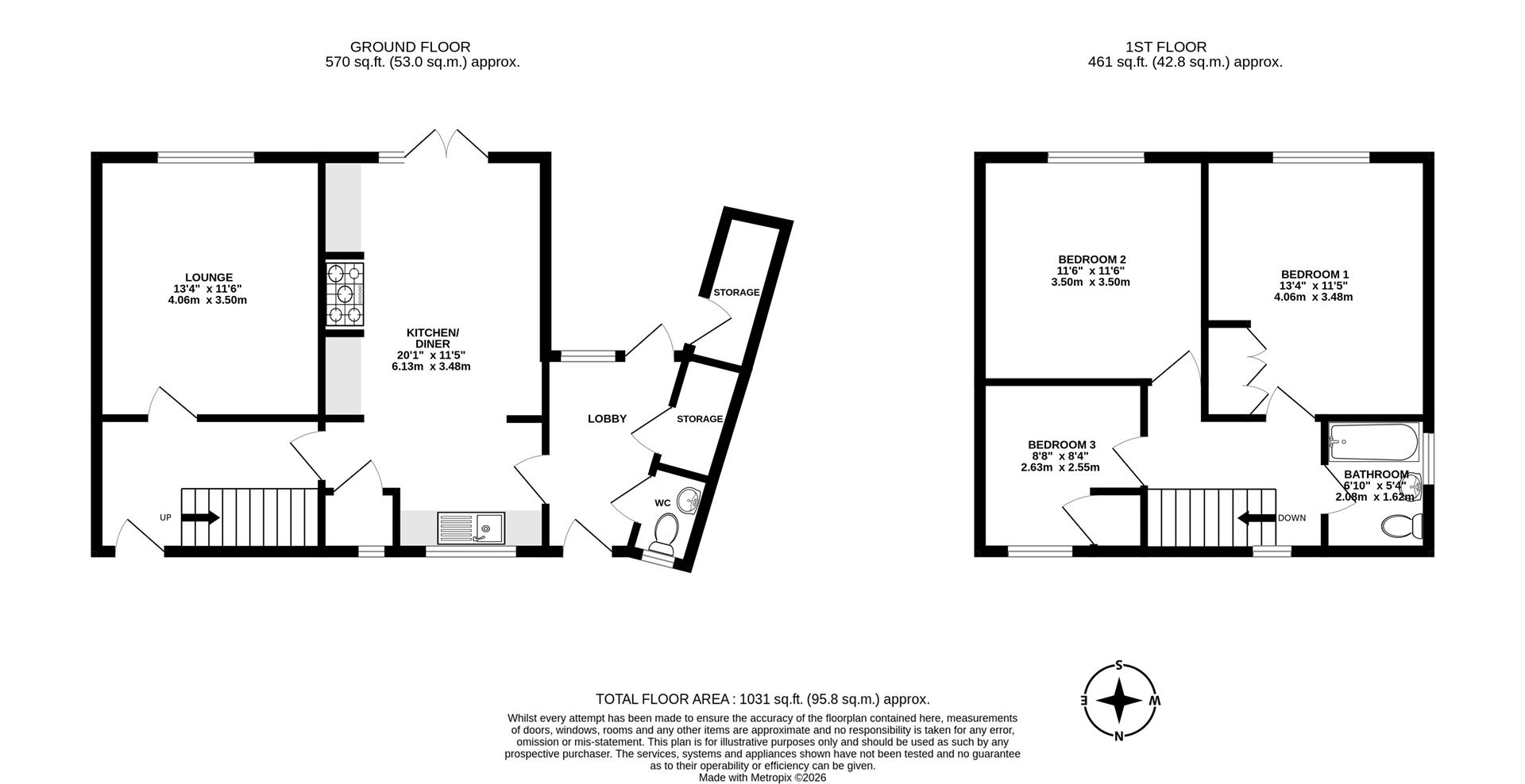20, Grange Avenue, Barton-Upon-Humber floorplan