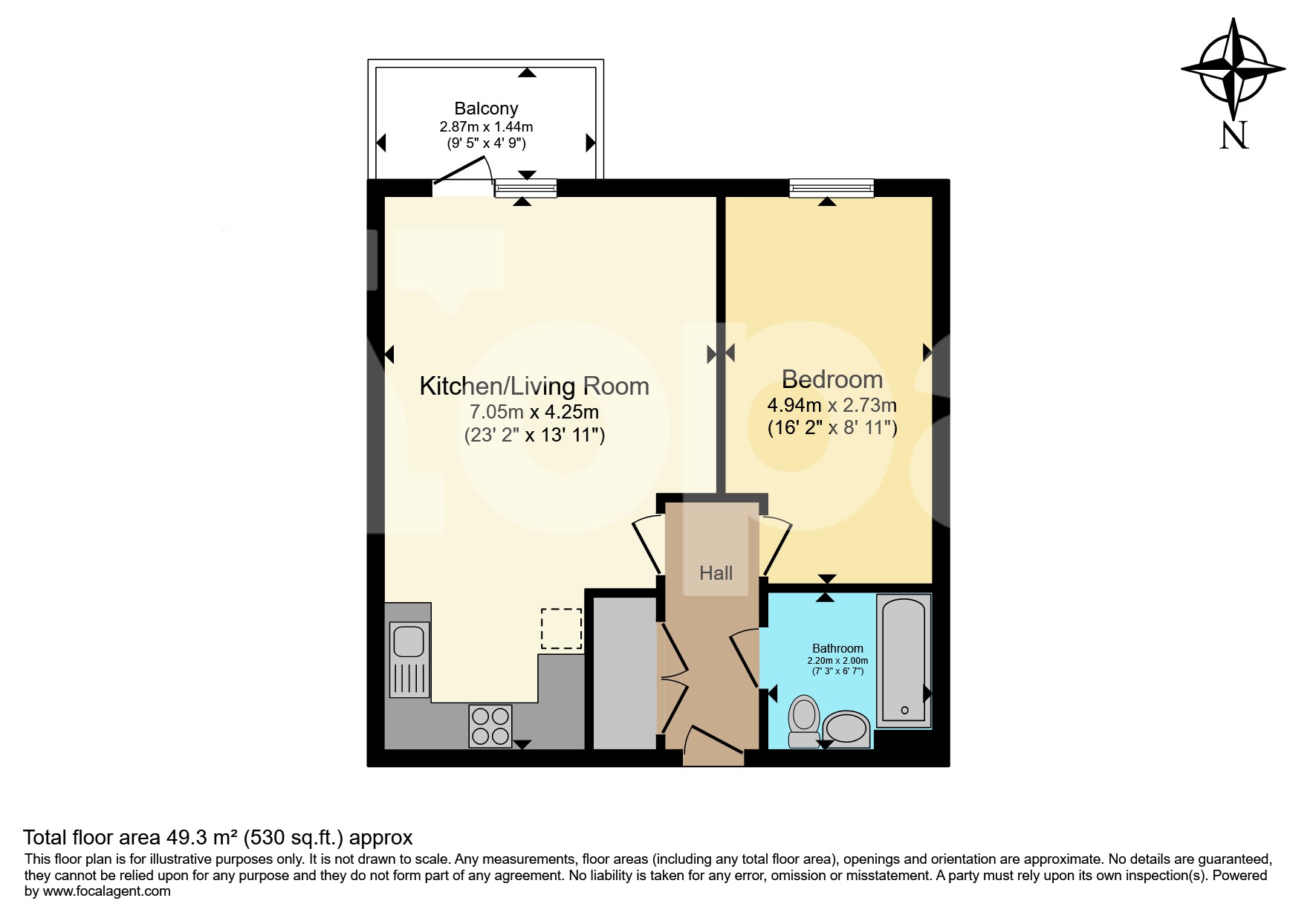 Flat 17, Kirkham Court, Henley Approach, Gravesend floorplan