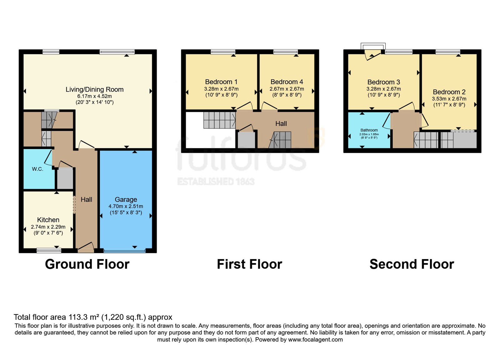 35, Gloucester Road, Devon floorplan