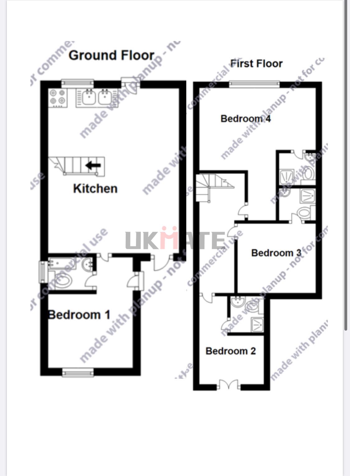 44, Claire Place, London floorplan