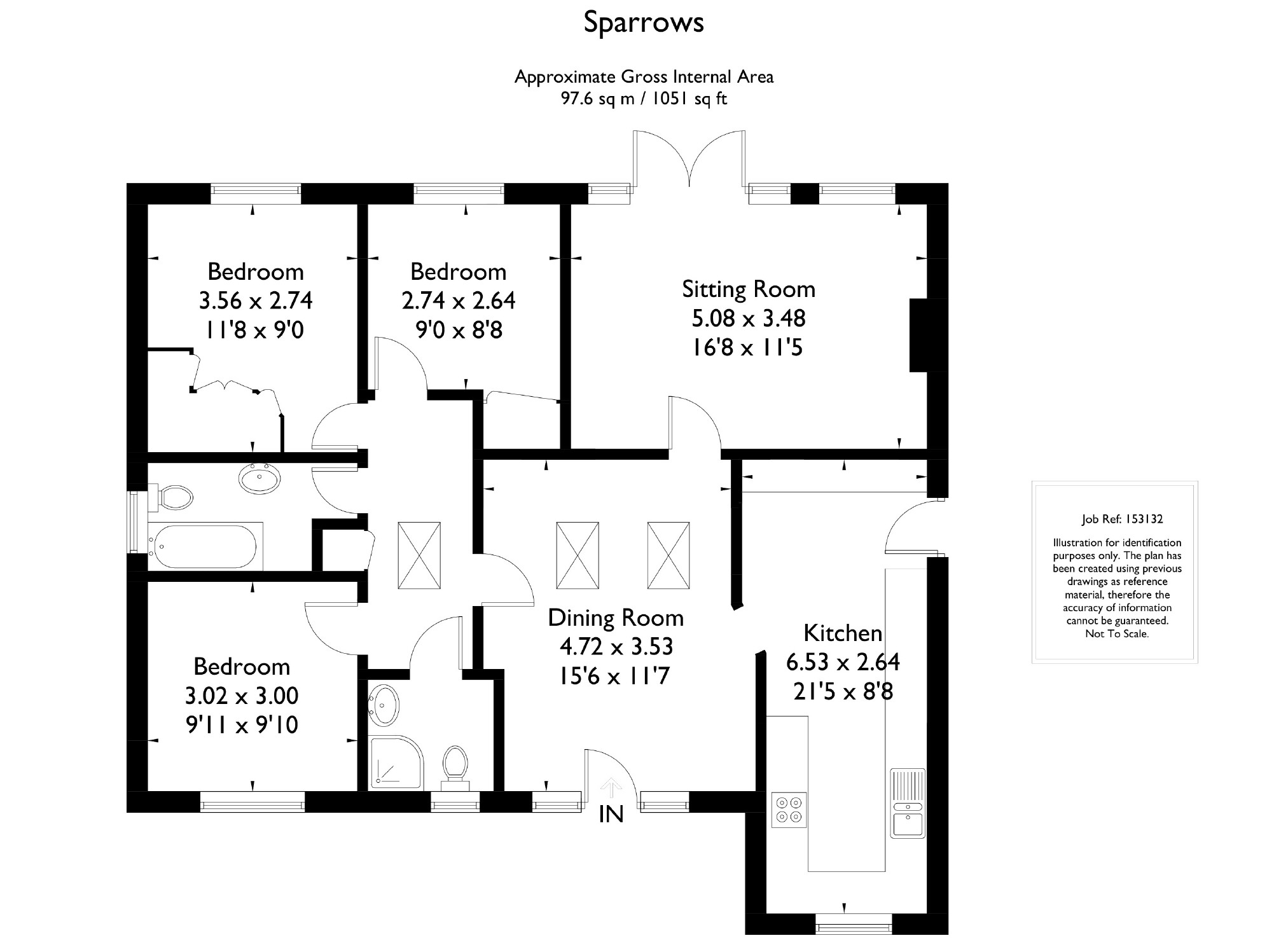 3 bed detached bungalow for sale in The Dell, Kingsclere, Berkshire