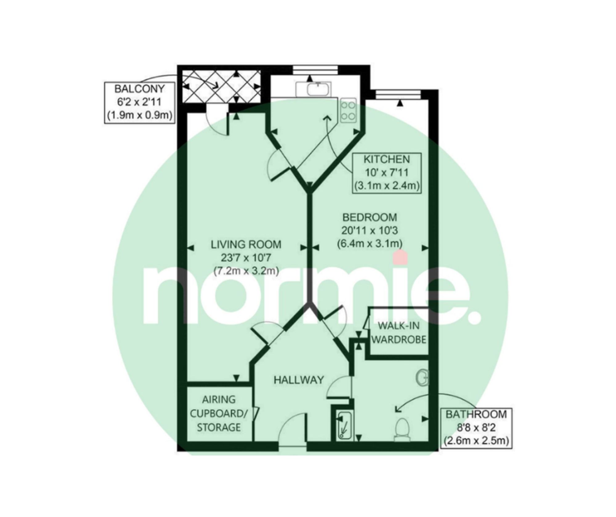 Apt 37, Broadfield Court Park View Road, Manchester floorplan