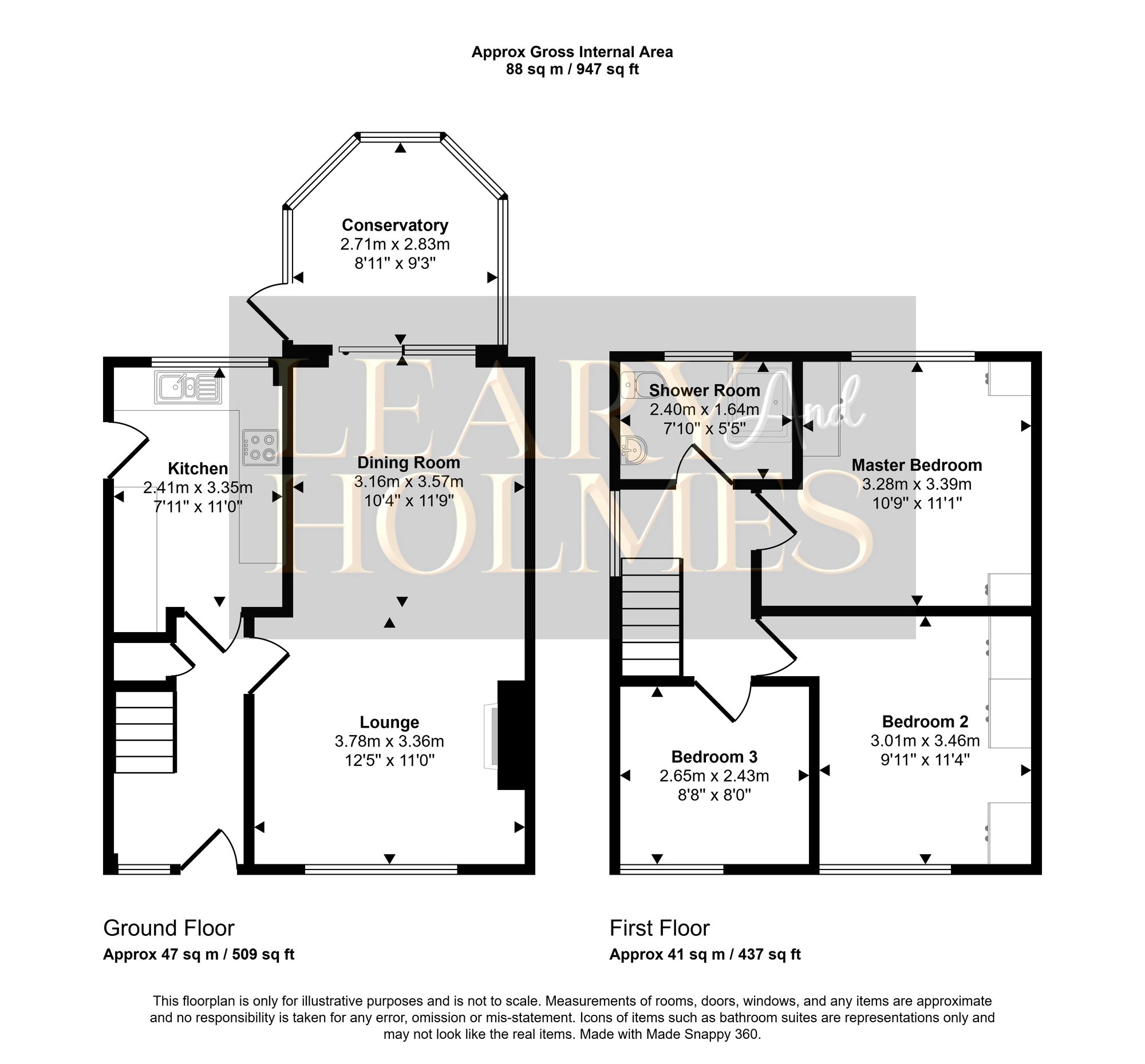 41 Parry Drive, Sunderland floorplan