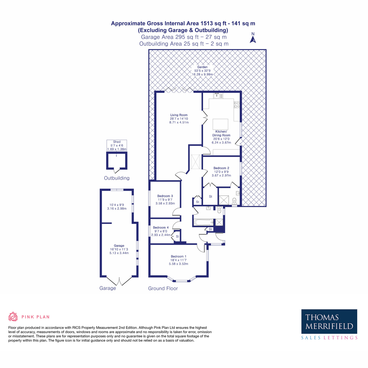 24, The Garth, Yarnton floorplan