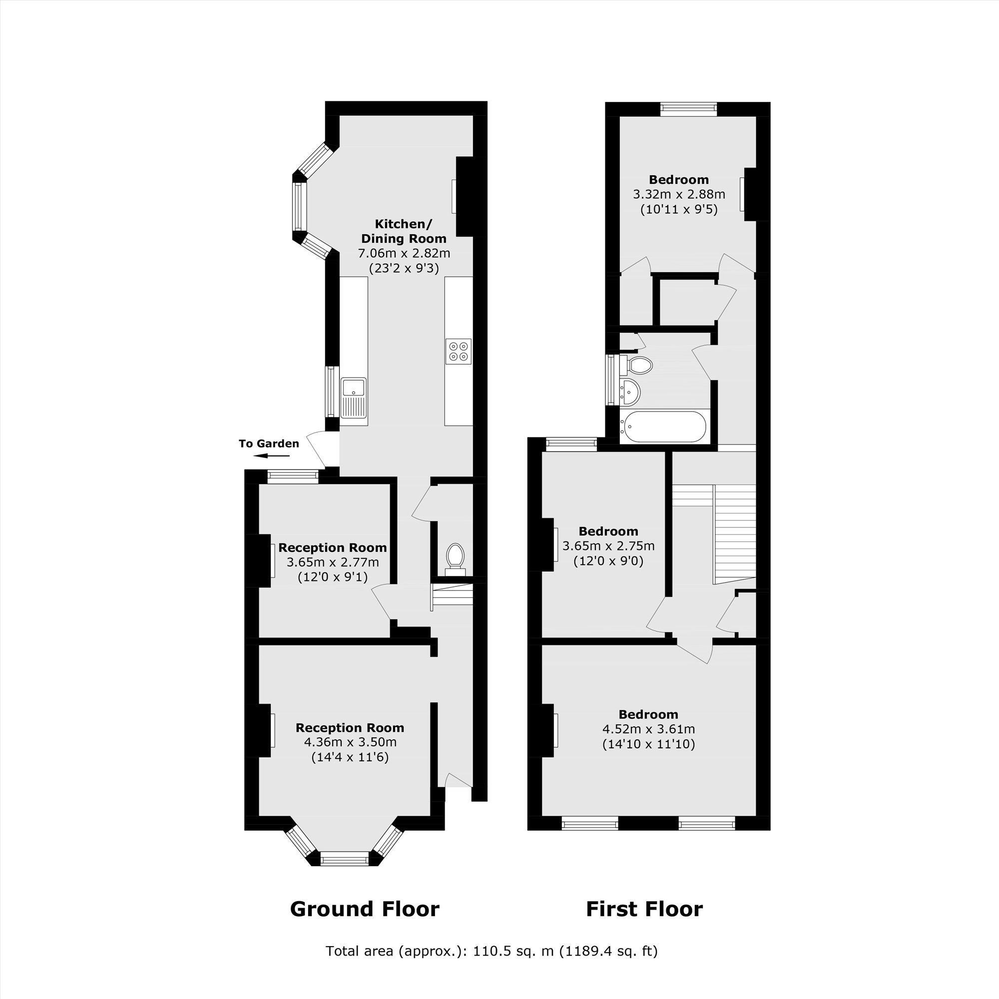 38, Ferrers Road, London floorplan