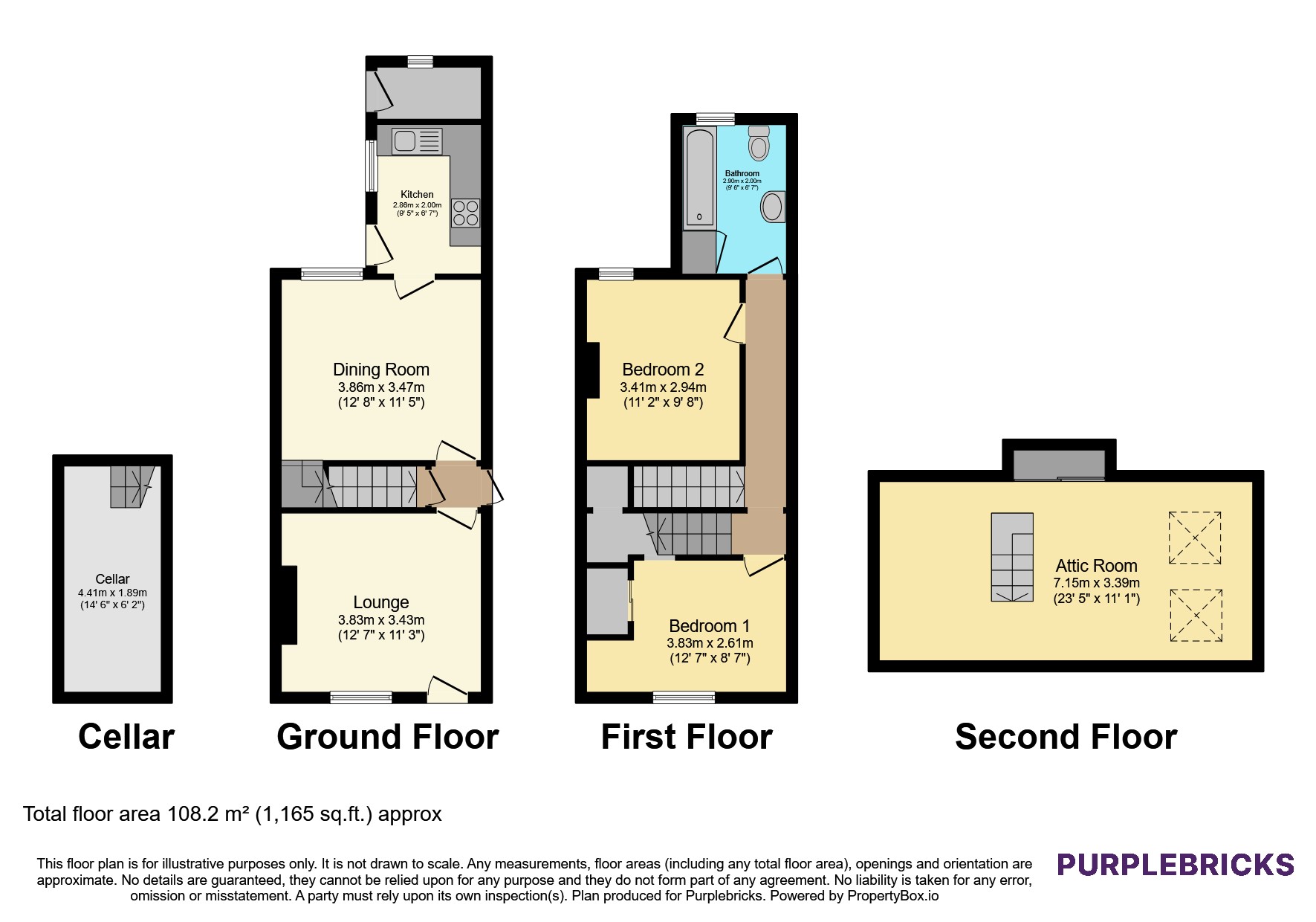 37, Chapel Street, Swadlincote floorplan
