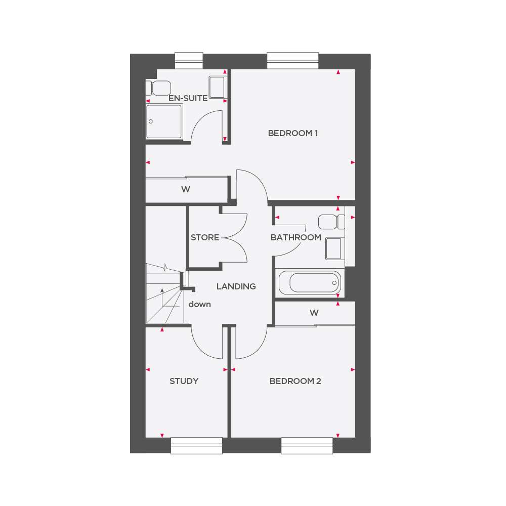 46, The Steeds, Coxwell Road, Faringdon floorplan