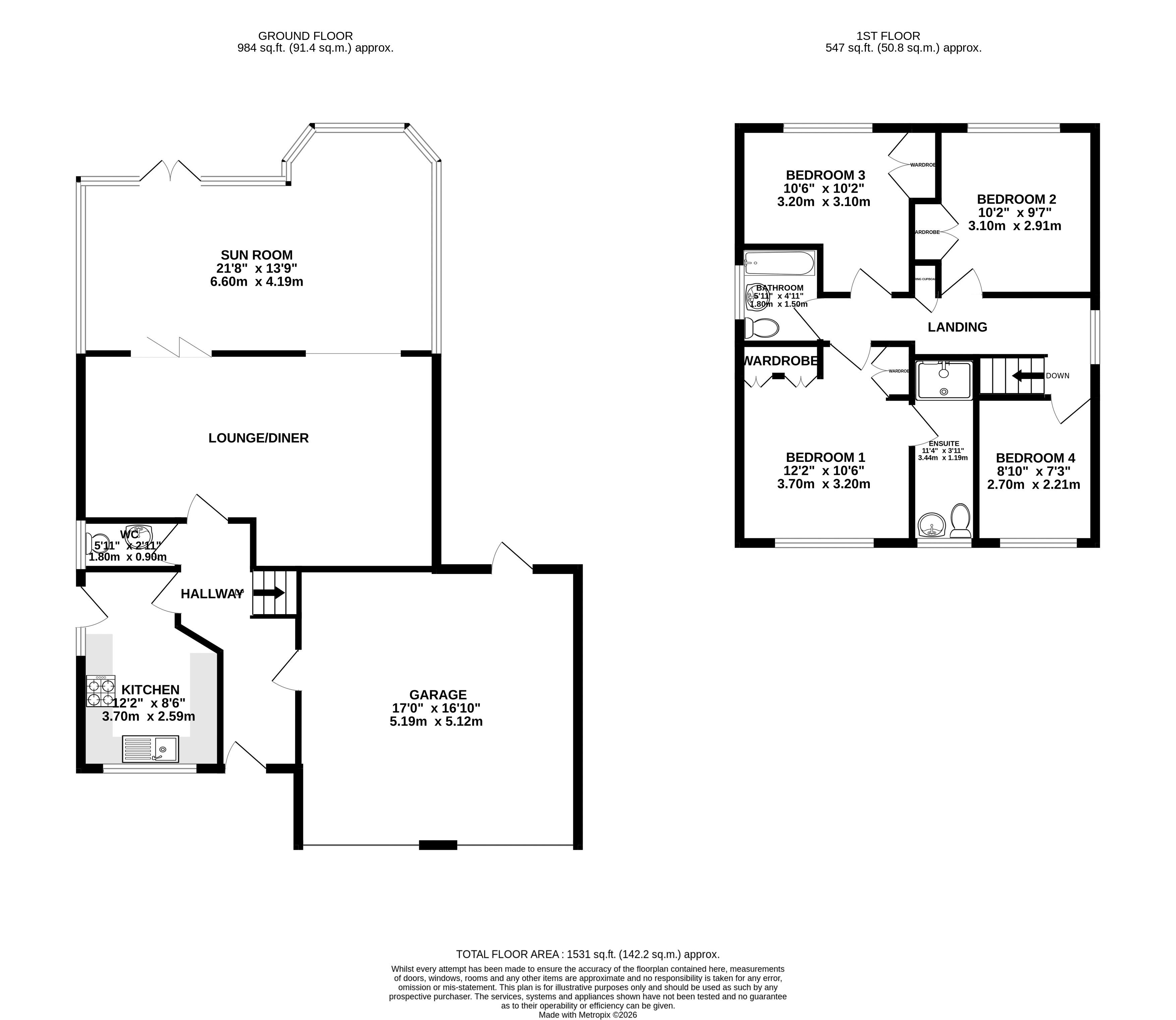 14, Ashfield Court, Scunthorpe floorplan