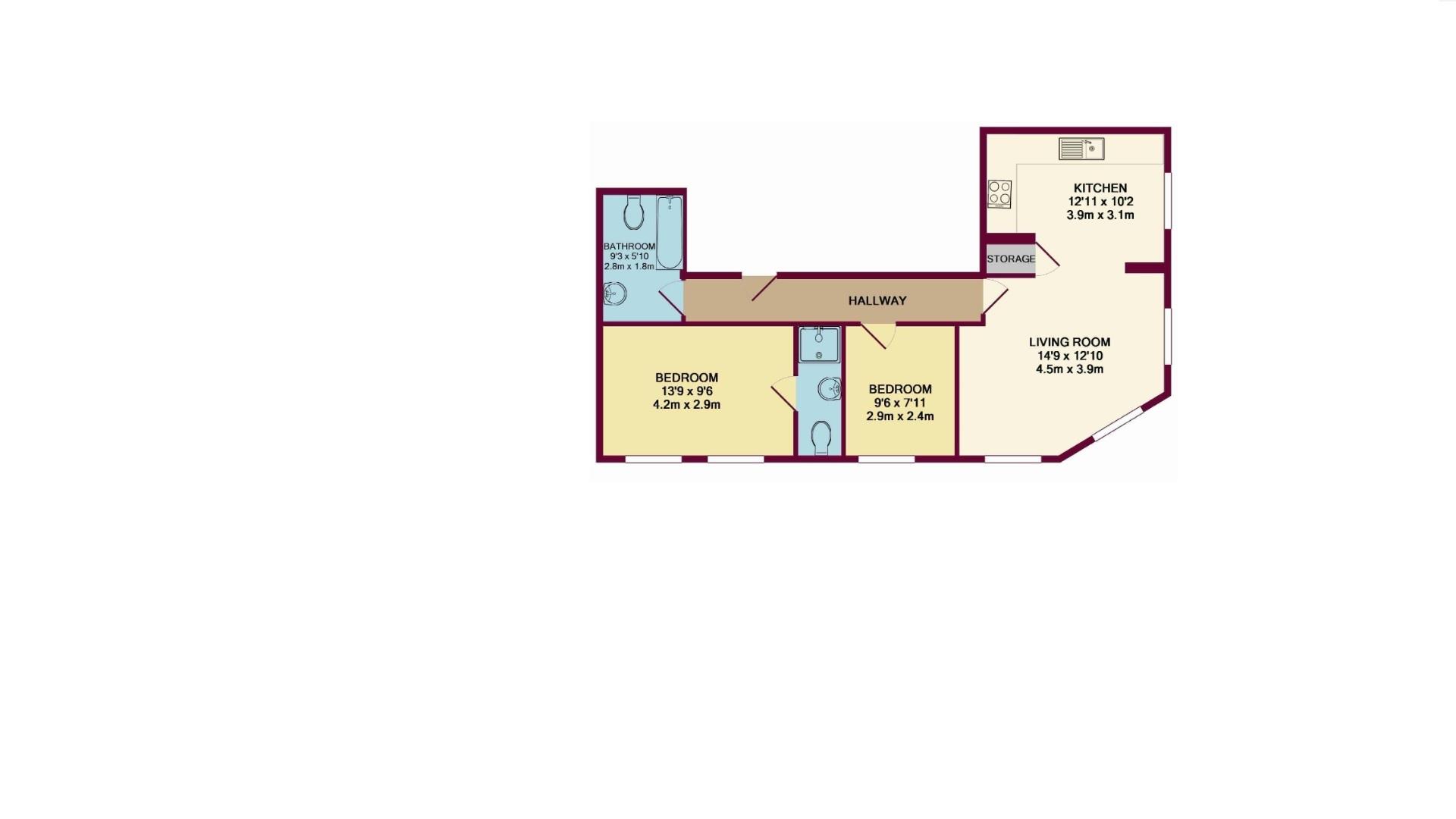 23-25, Hilton Street, Manchester floorplan