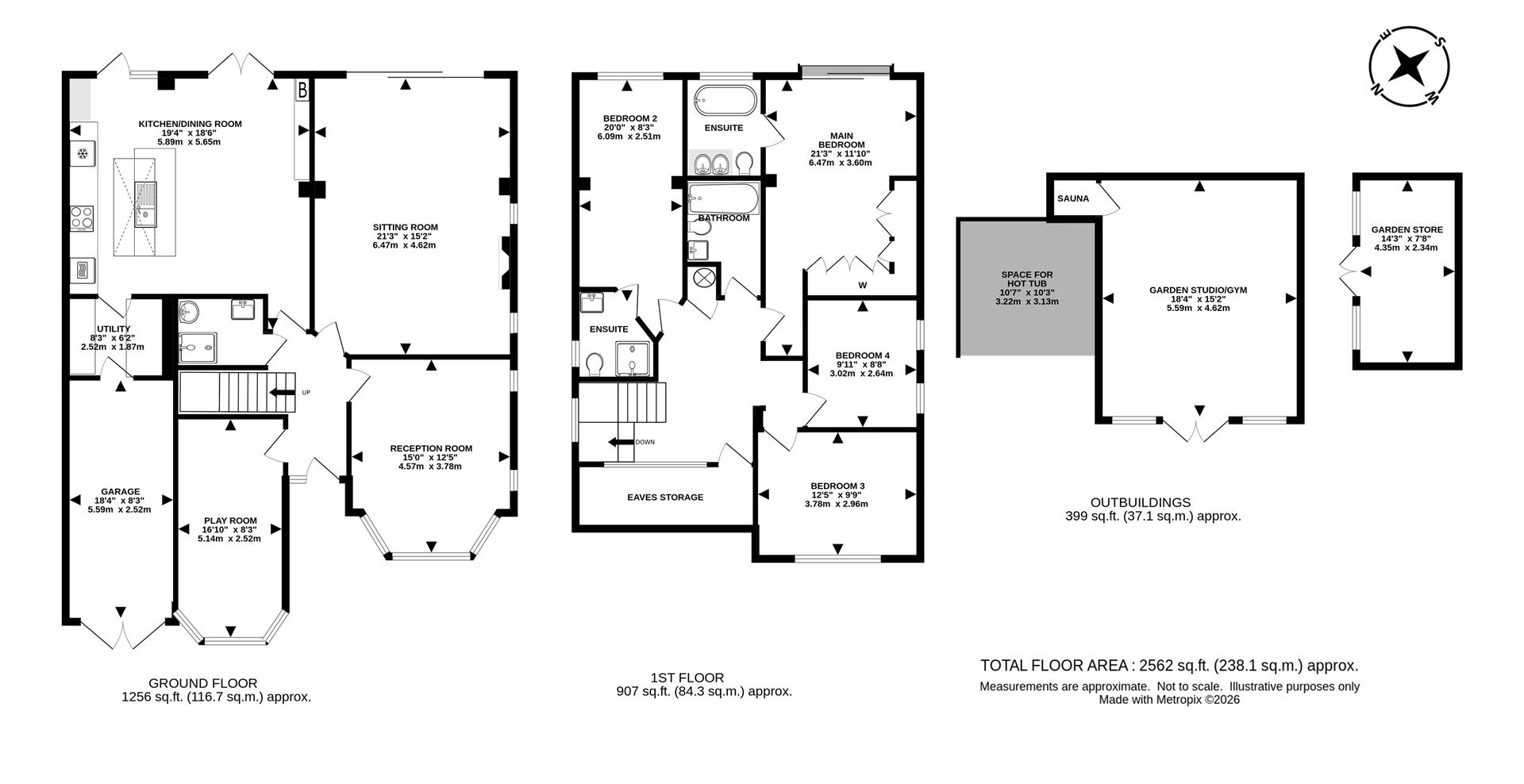 Little Orchard, 67, Downs Wood, Epsom Downs floorplan