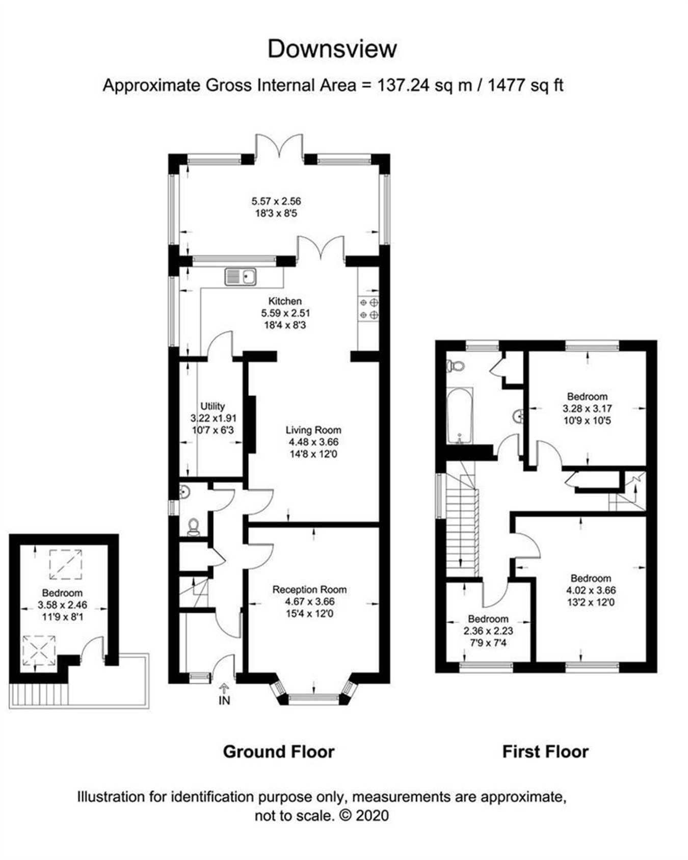 Downs View, The Green, Ninfield floorplan