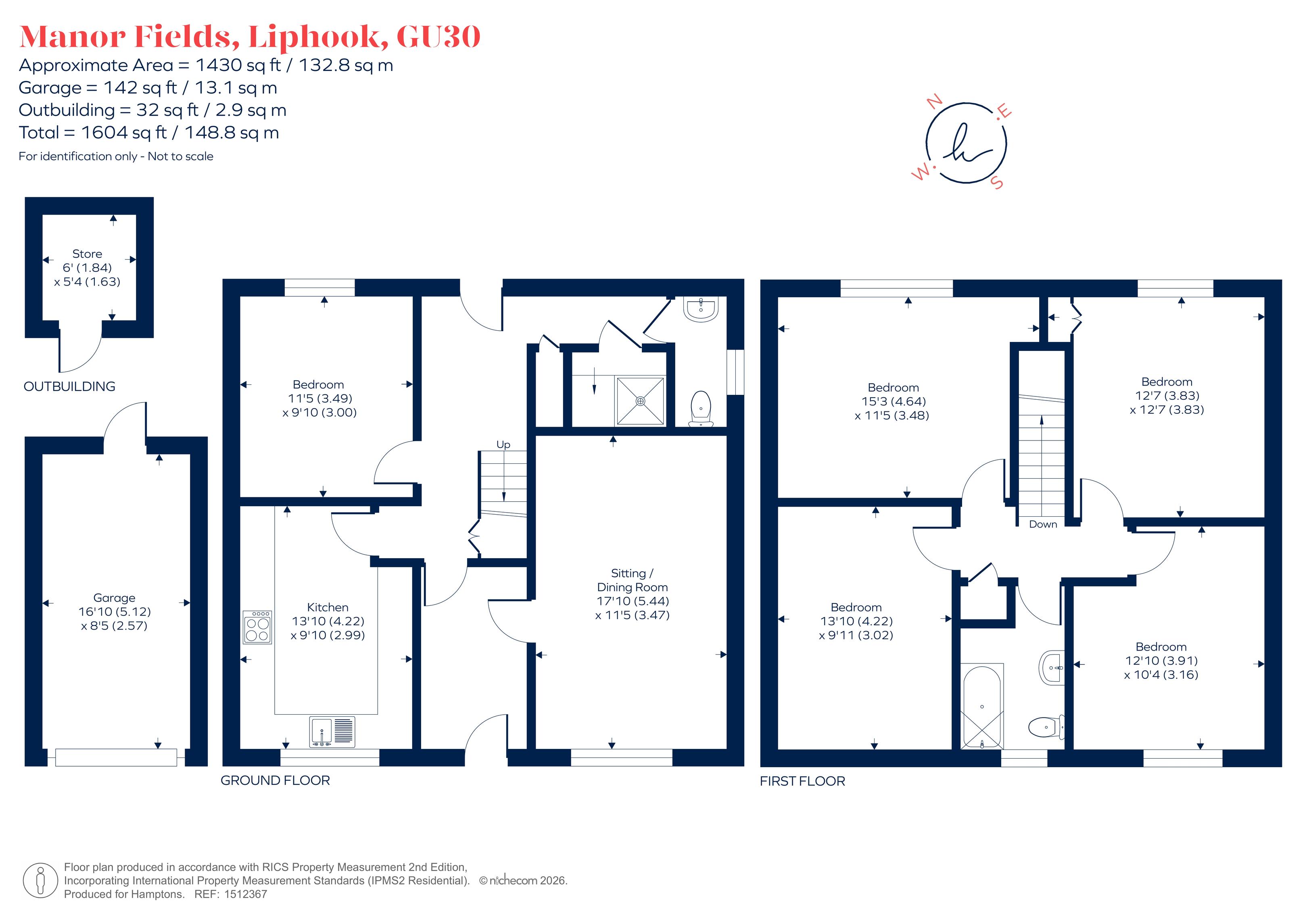 65, Manor Fields, Liphook floorplan